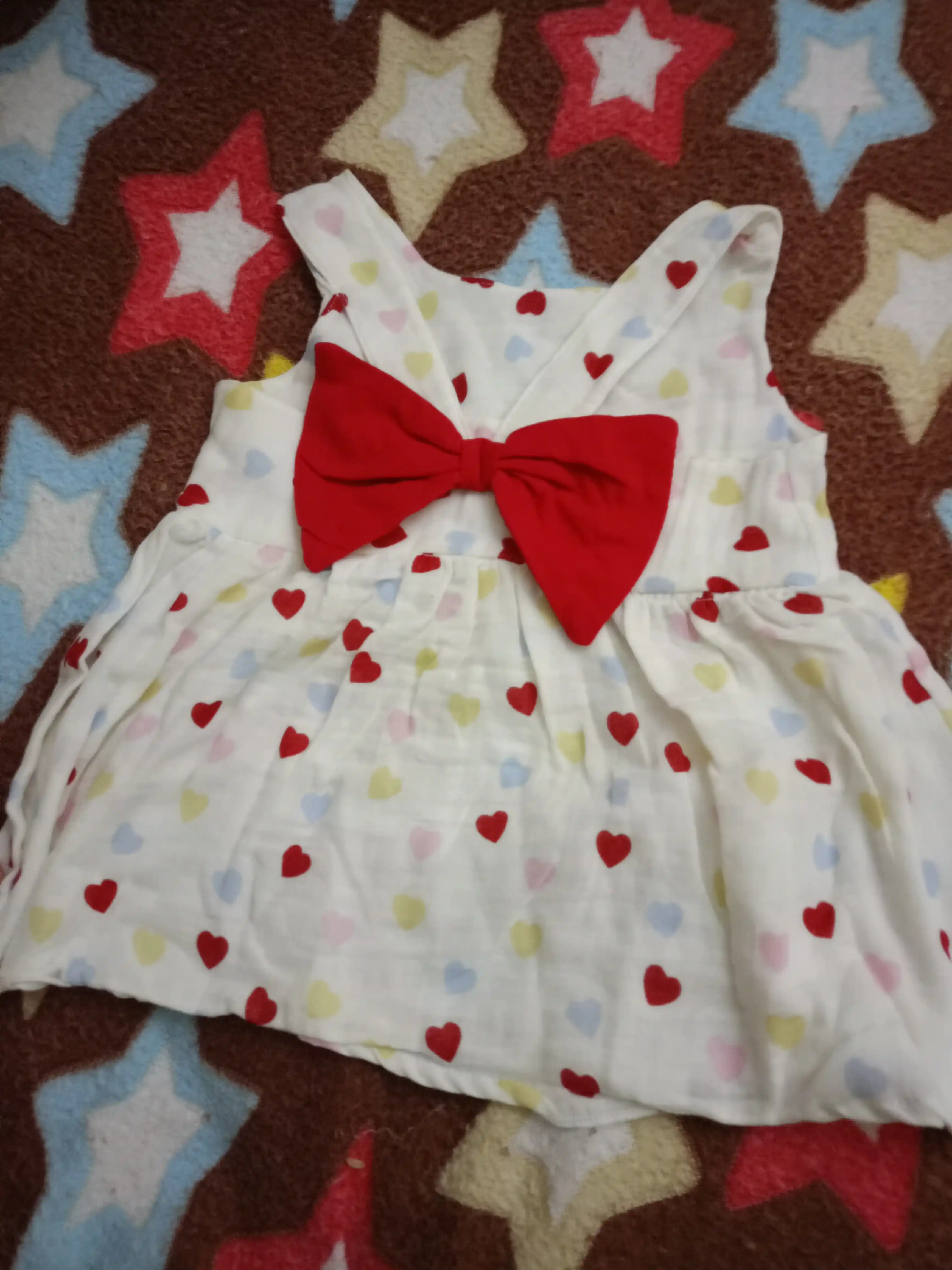 Летнее хлопковое платье, для девочек, 2–3 лет 