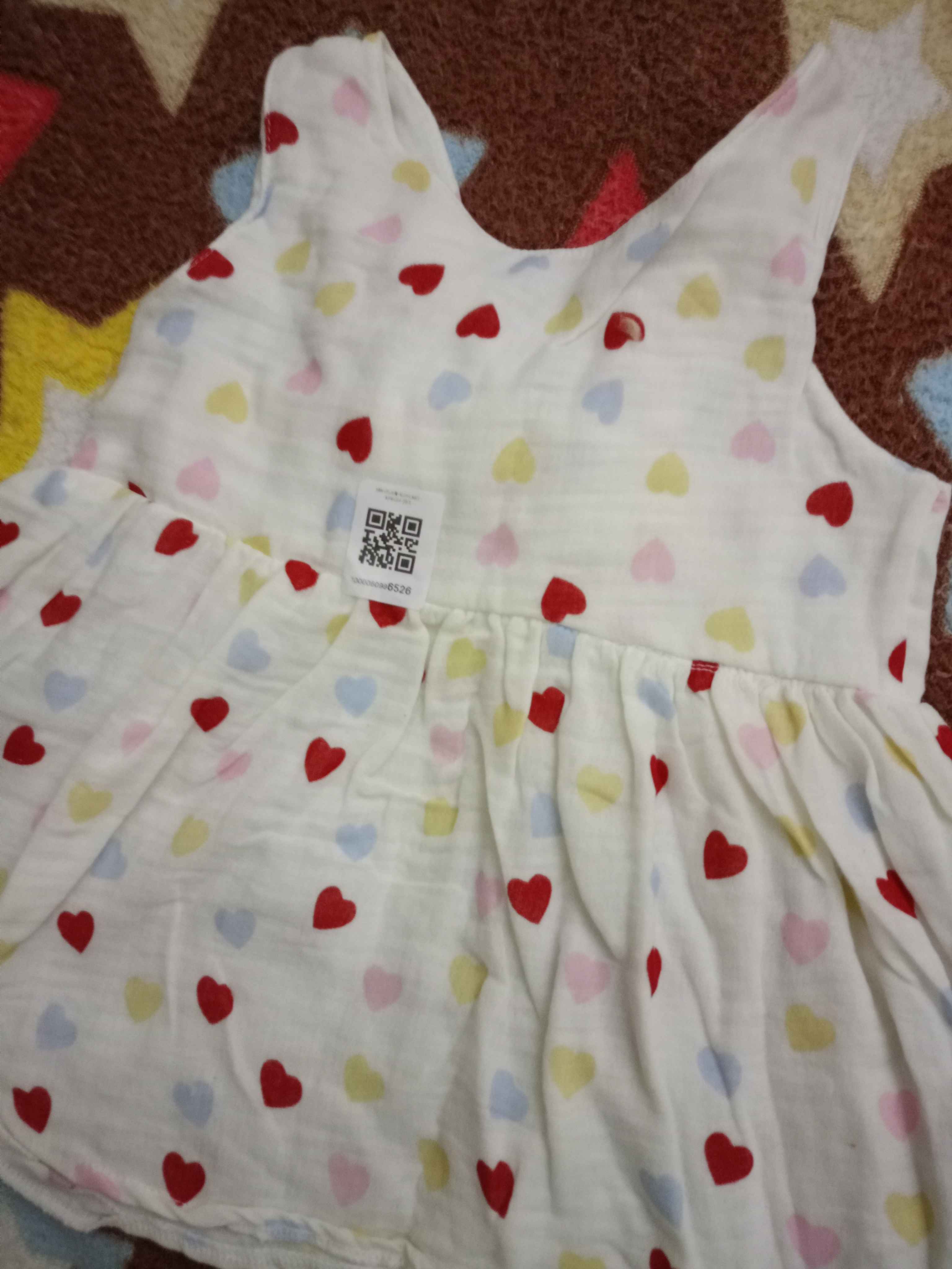 Летнее хлопковое платье, для девочек, 2–3 лет 