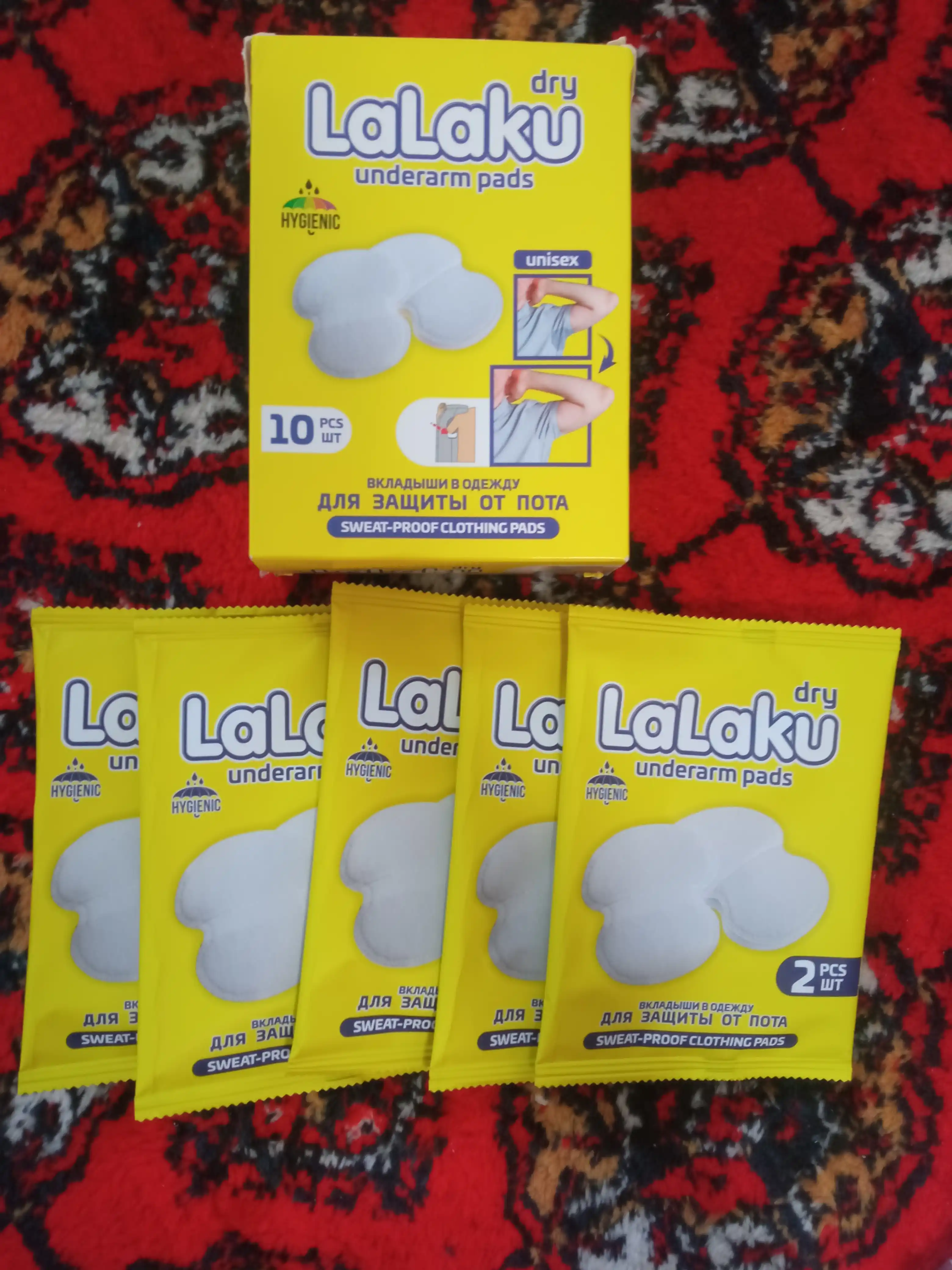 Вкладыши в одежду для защиты от пота Lalaku, 10 шт