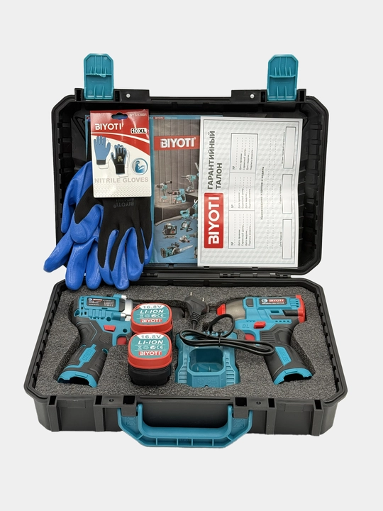 Набор аккумуляторных инструментов Biyoti BYT-2TS11, ART 2899
