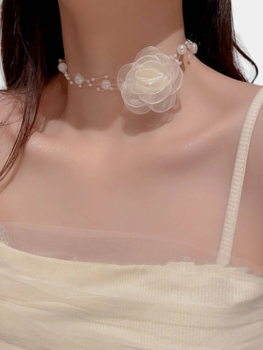 Ayollar uchun choker - bo‘yinga taqiladigan bezak - 