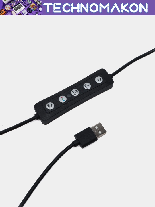 Selfie LED halqali chiroq MJ30 RGB 30 sm, selfi, strimming, go'zallik sanoati uchun