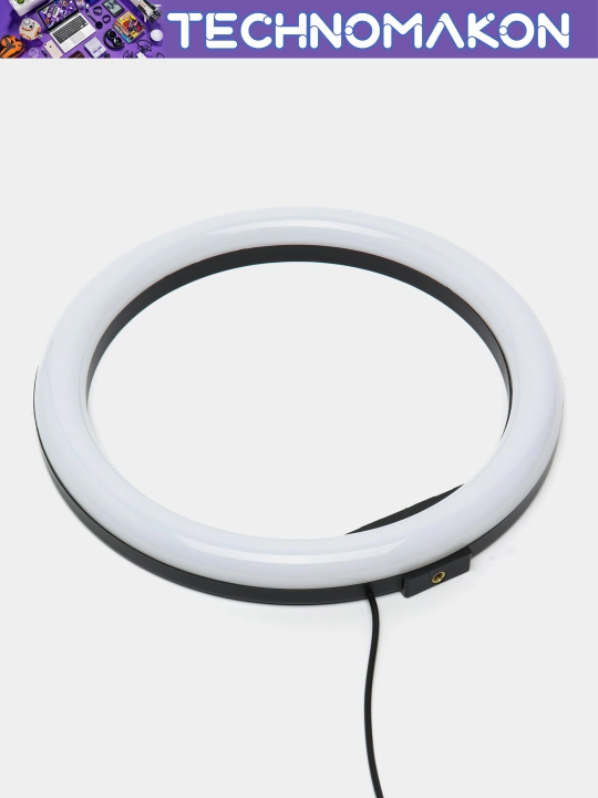 Selfie LED halqali chiroq MJ30 RGB 30 sm, selfi, strimming, go'zallik sanoati uchun