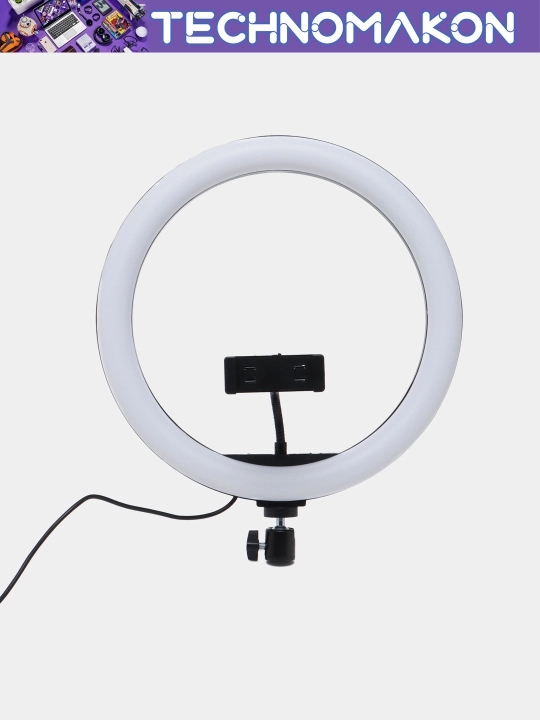Selfie LED halqali chiroq MJ30 RGB 30 sm, selfi, strimming, go'zallik sanoati uchun