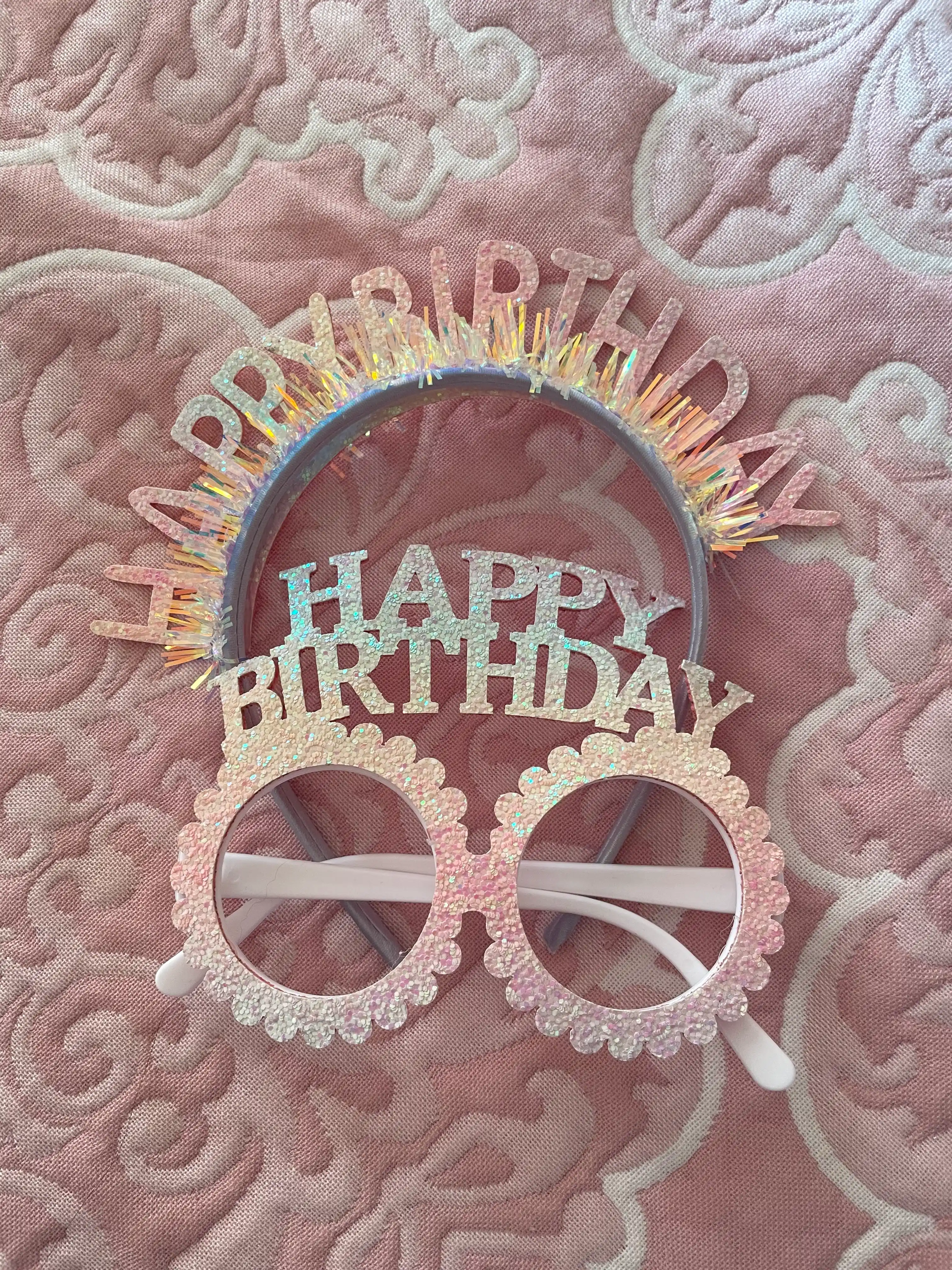 Ободки для волос Happy Birthday, с декоративными элементами для принцессы