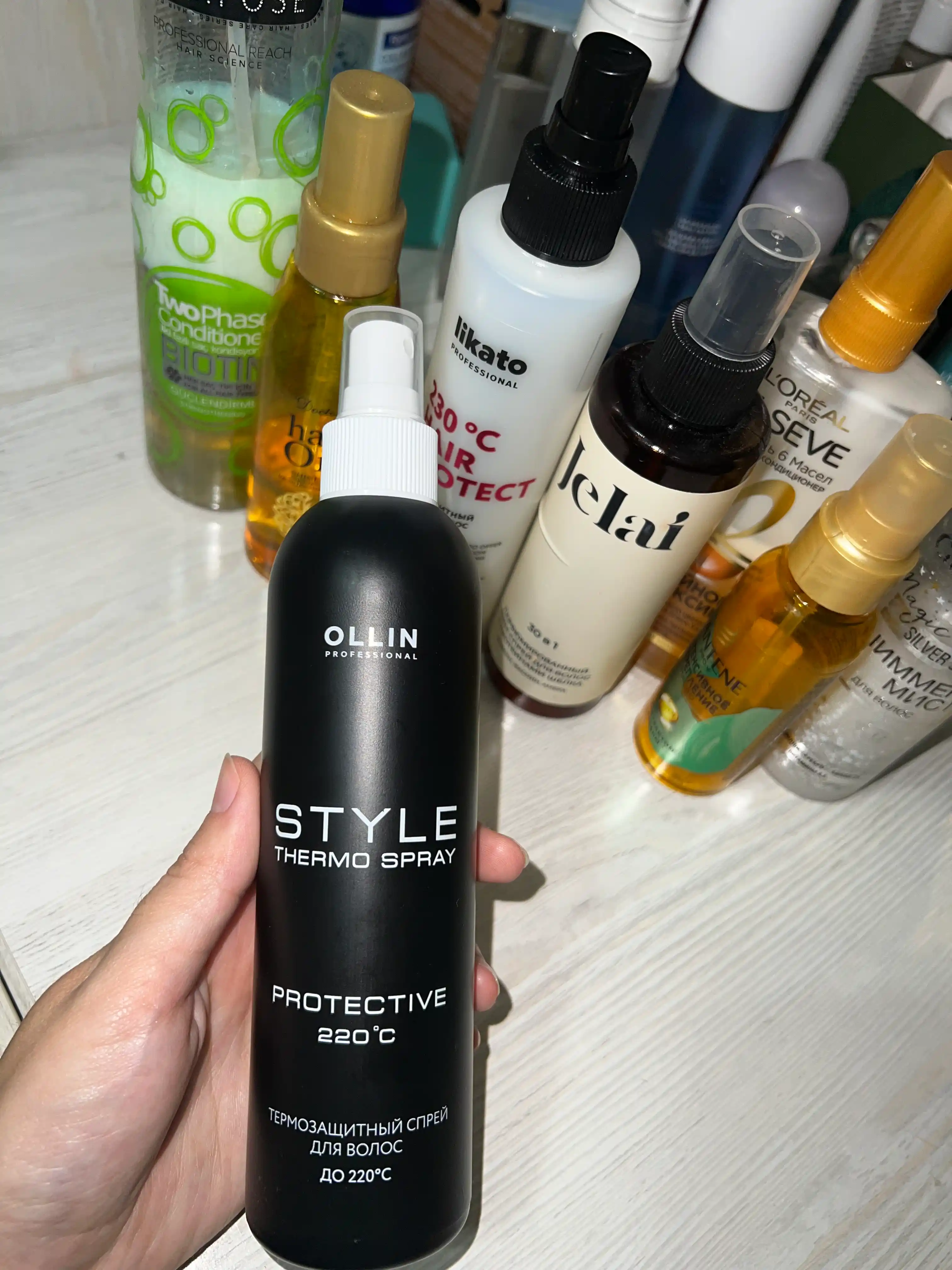 Спрей термозащита для волос STYLE Ollin Professional, 250 мл