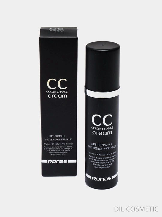 Teri rangiga mos keladigan CC kremi Ronas CC Color Change Cream SPF38 PA+++, 50 ml - 
