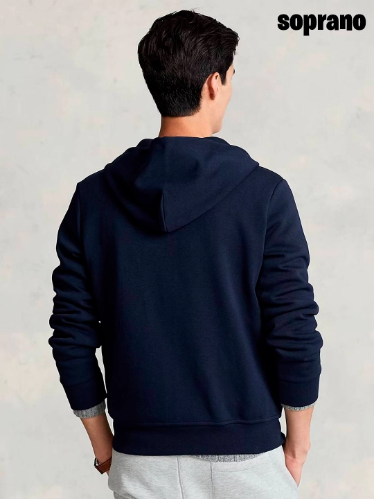 Erkaklar va ayollar uchun Ralph Lauren, kapyushonli va molniyali xudi, zip, kurtka, S–3XL