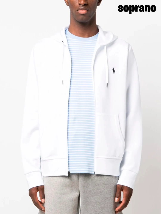 Erkaklar va ayollar uchun Ralph Lauren, kapyushonli va molniyali xudi, zip, kurtka, S–3XL