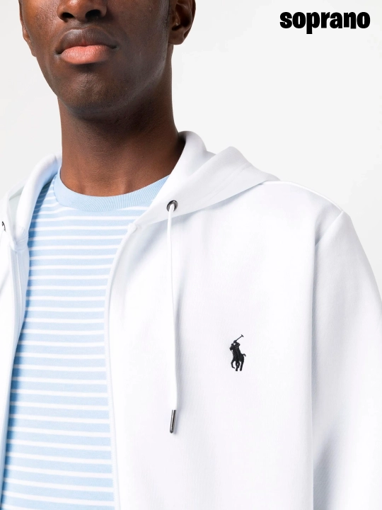 Erkaklar va ayollar uchun Ralph Lauren, kapyushonli va molniyali xudi, zip, kurtka, S–3XL