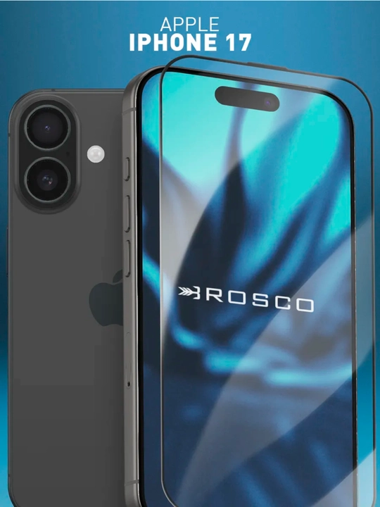 Himoya oynasi iPhone 17 Air/ Pro/ Pro max uchun, qoraytirilgan va shaffof