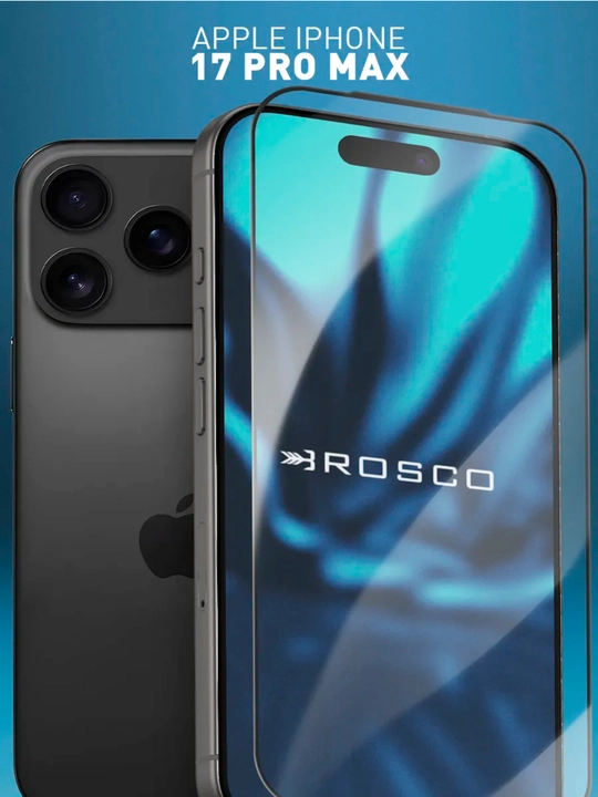 Himoya oynasi iPhone 17 Air/ Pro/ Pro max uchun, qoraytirilgan va shaffof