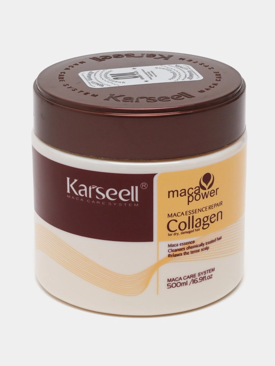 Маска для волос Karseell Collagen Hair Mask, для поврежденных волос, 500 мл