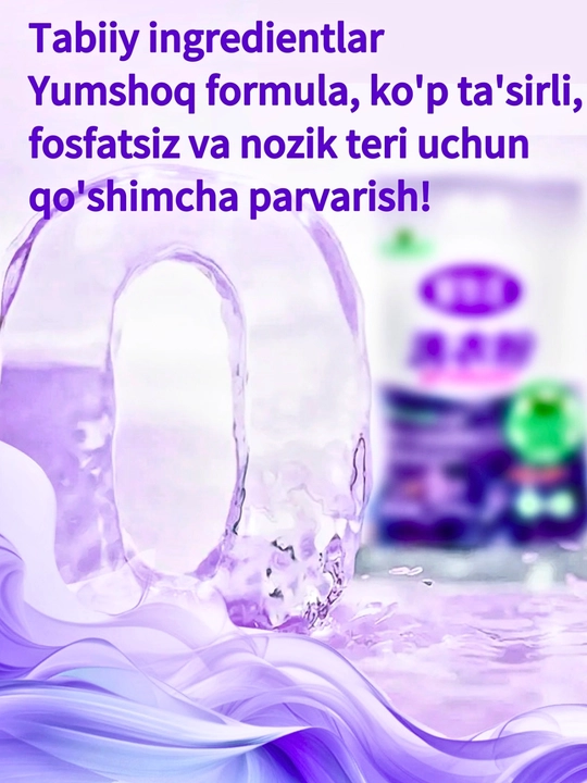Yumshoq va samarali kir yuvish kukuni – “Tozalik va yangi gul ifori”