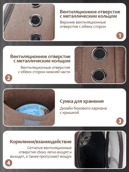 Uy hayvonlari kosmik sumka, mushuk sumka, moda katta sig'imli xalta sayohat it sumkasi