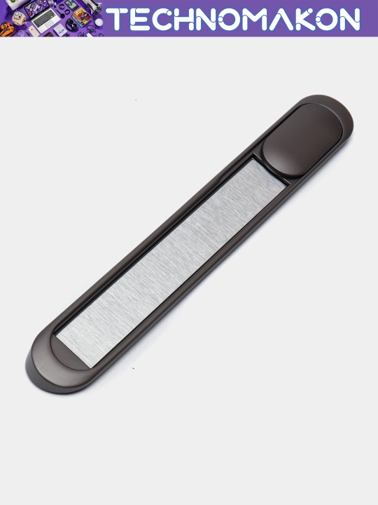 Автовизитка Slim Grey, металлическая табличка с номером телефона для авто
