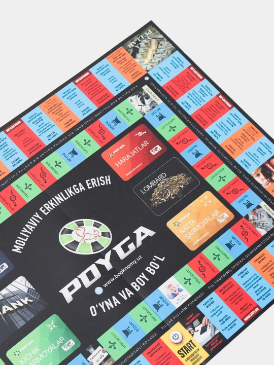 POYGA CashFlow - настольная игра о финансовых знаниях, Роберт Киосаки, Равшанбек Хонниёз