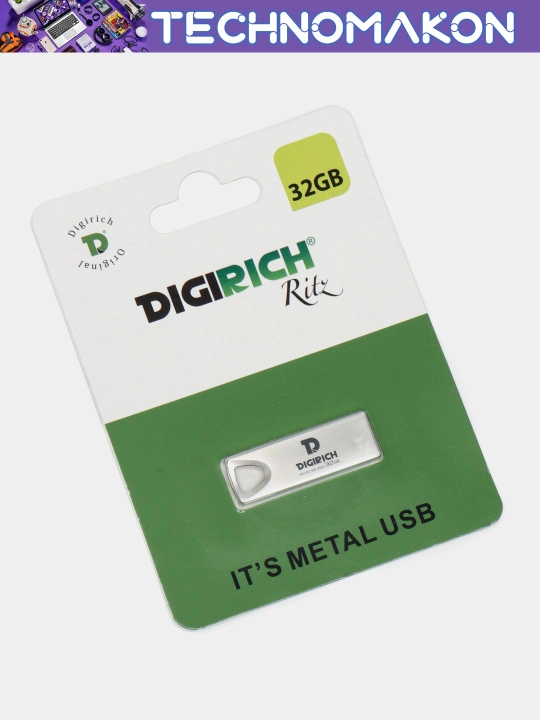 Флешка Digirich Ritz, 2/4/8/16/32/64 ГБ, usb 2.0 - 