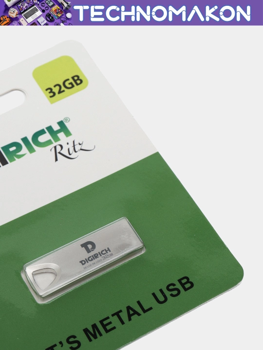 Fleshka Digirich Ritz, 2/4/8/16/32/64 GB, usb 2.0