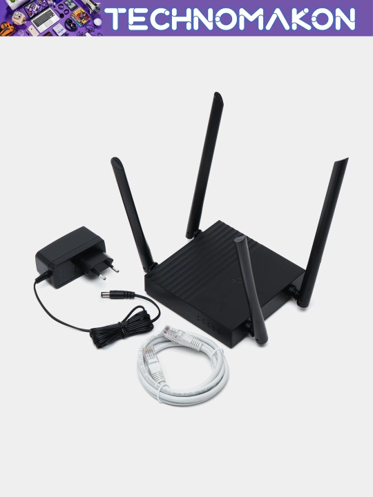 Ikki diapazonli gigabitli WiFi router Tp-Link AC1200 Archer C64