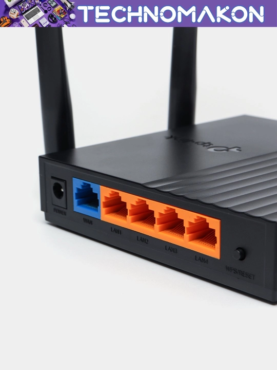 Ikki diapazonli gigabitli WiFi router Tp-Link AC1200 Archer C64