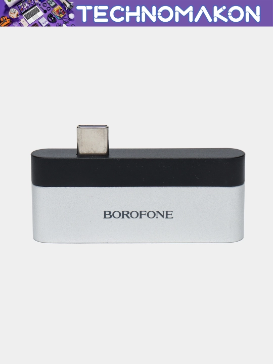 Macbook uchun Type-C HDMI adapter Borofone DH2, USB-C dan HDMI + USB3.0