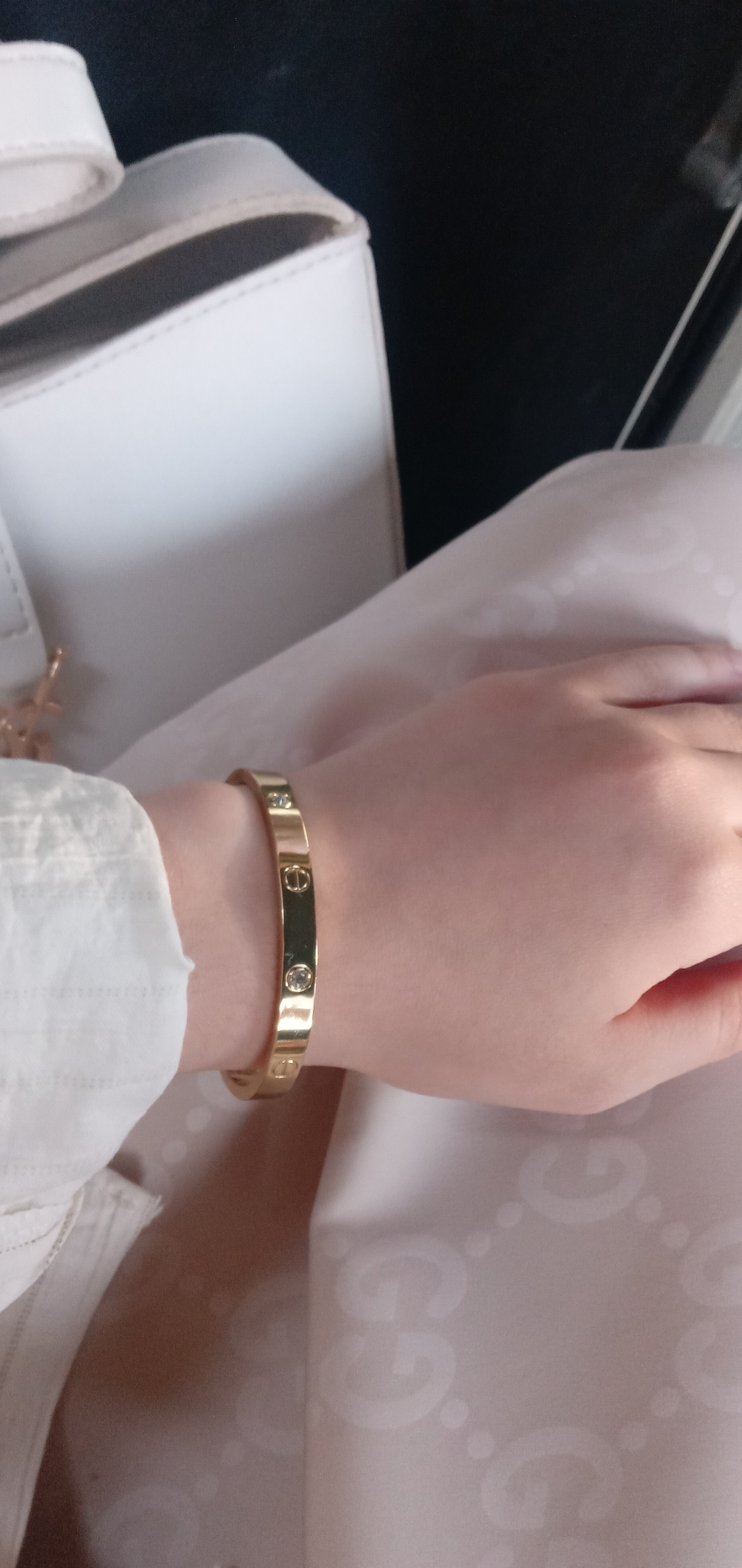Браслет "Stainless Steel", женская бижутерия, в стиле cartier