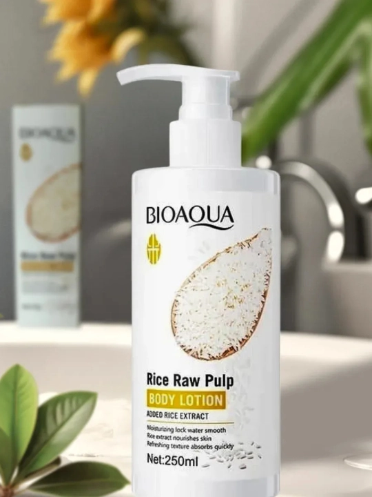 Лосьон для тела из сырой рисовой мякоти BIOAQUA, 250 мл