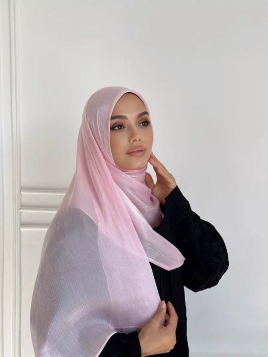 Organza sharf ayollar uchun, o'lchami 175x75 sm