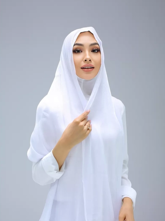 Organza sharf ayollar uchun, o'lchami 175x75 sm