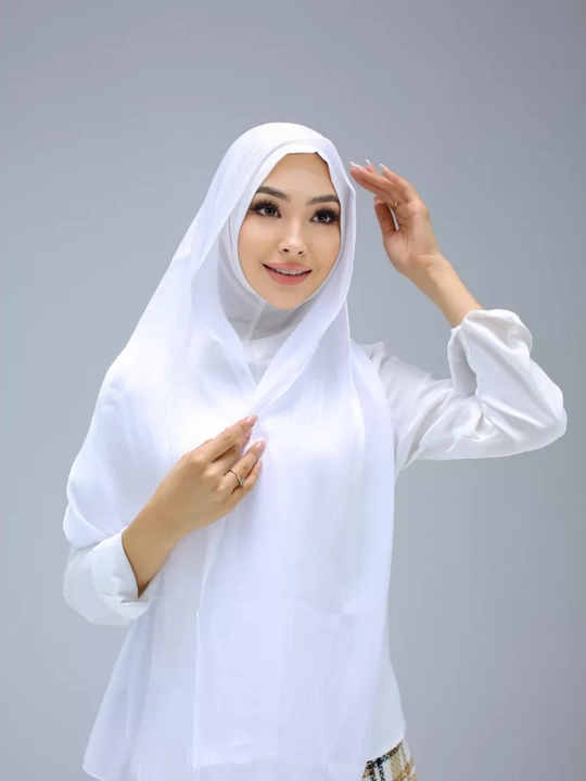 Organza sharf ayollar uchun, o'lchami 175x75 sm