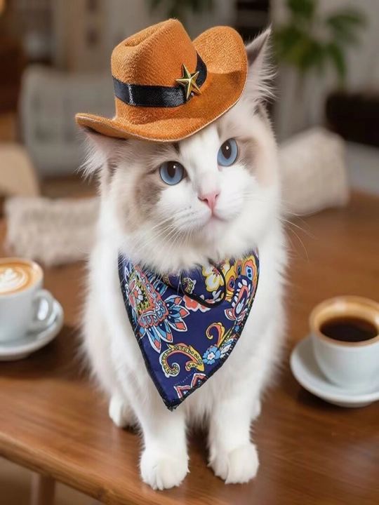Шляпа, западный ковбой,  для домашних животных , для котов, собак