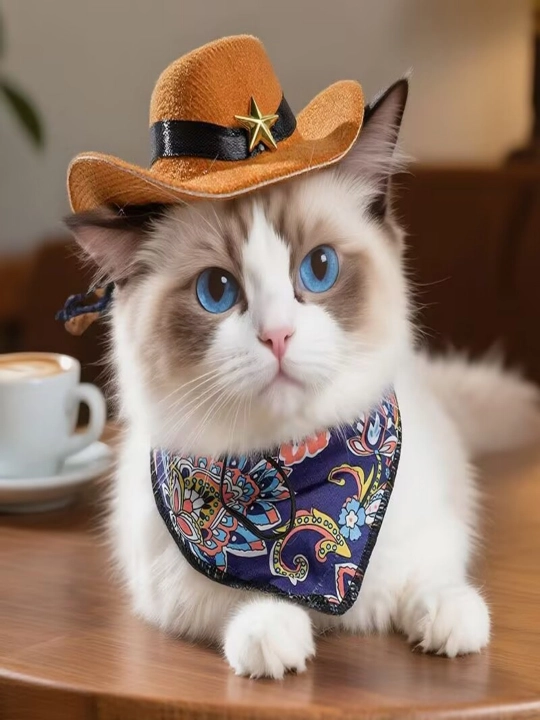 Шляпа, западный ковбой,  для домашних животных , для котов, собак