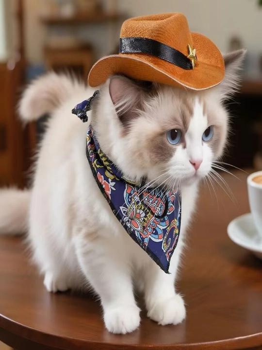 Шляпа, западный ковбой,  для домашних животных , для котов, собак