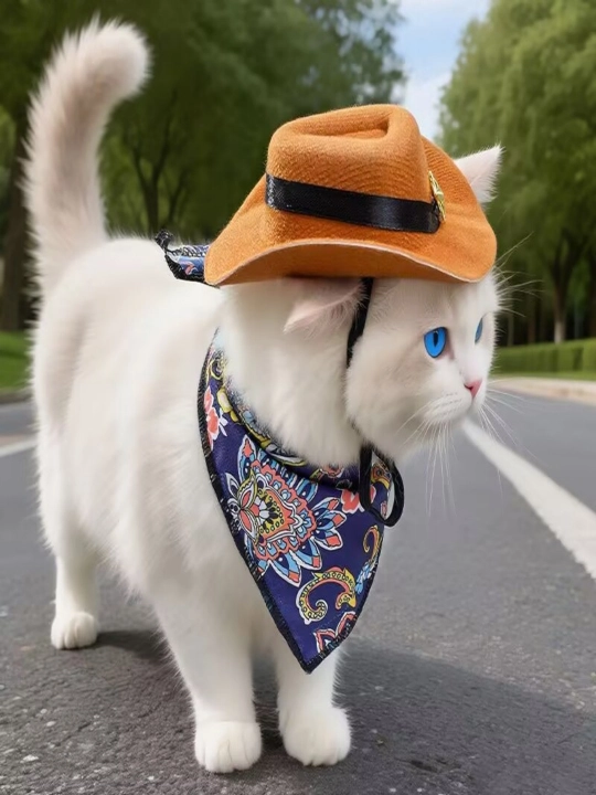 Шляпа, западный ковбой,  для домашних животных , для котов, собак