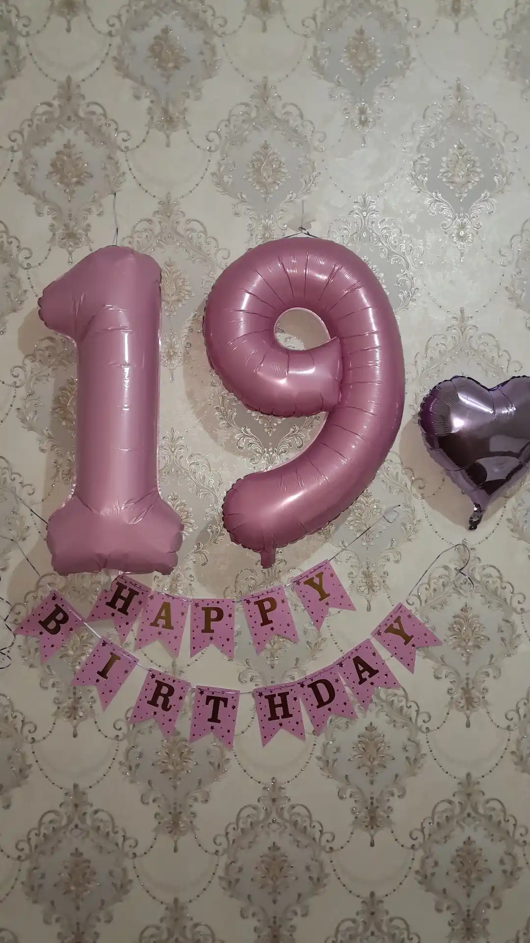 Растяжка-флажки гирлянда "Happy Birthday"