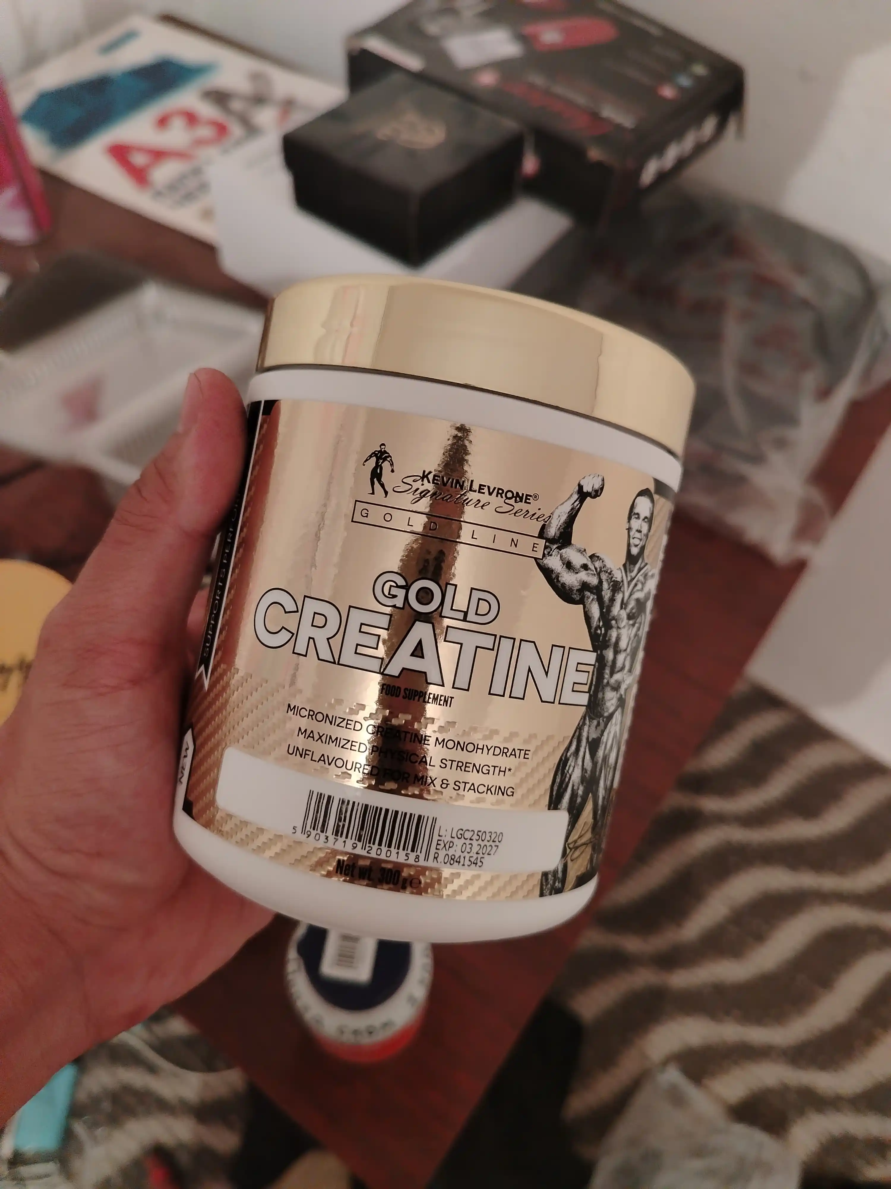Креатин моногидрат Kevin Levrone Anabolic, GOLD, Silver 300 г, без вкуса, 60 порций