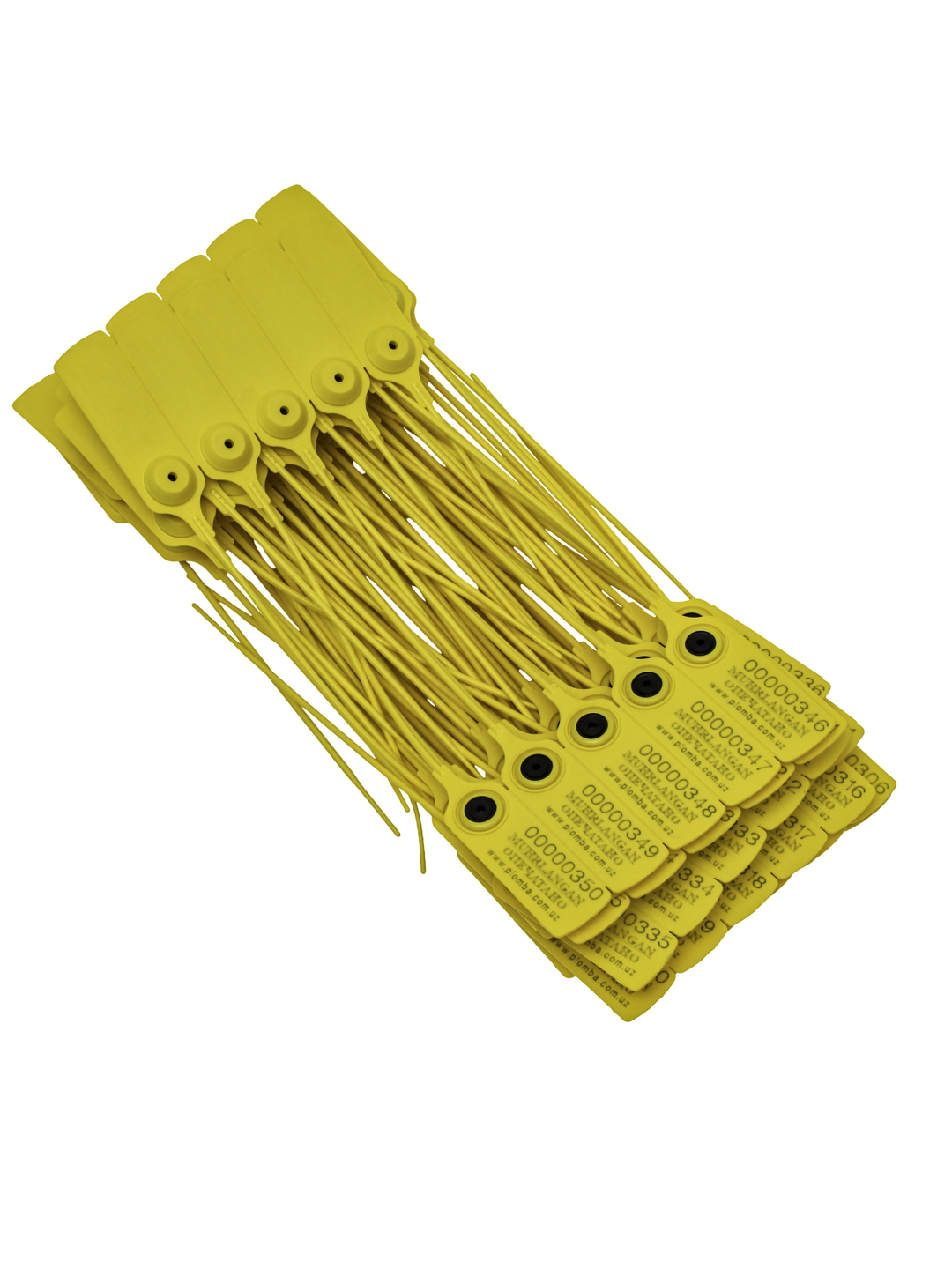Plastik plombalar "Xitoy 0012", qadoqda 100 dona - 