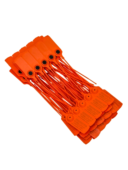Plastik plombalar "Xitoy 0012", qadoqda 100 dona - 