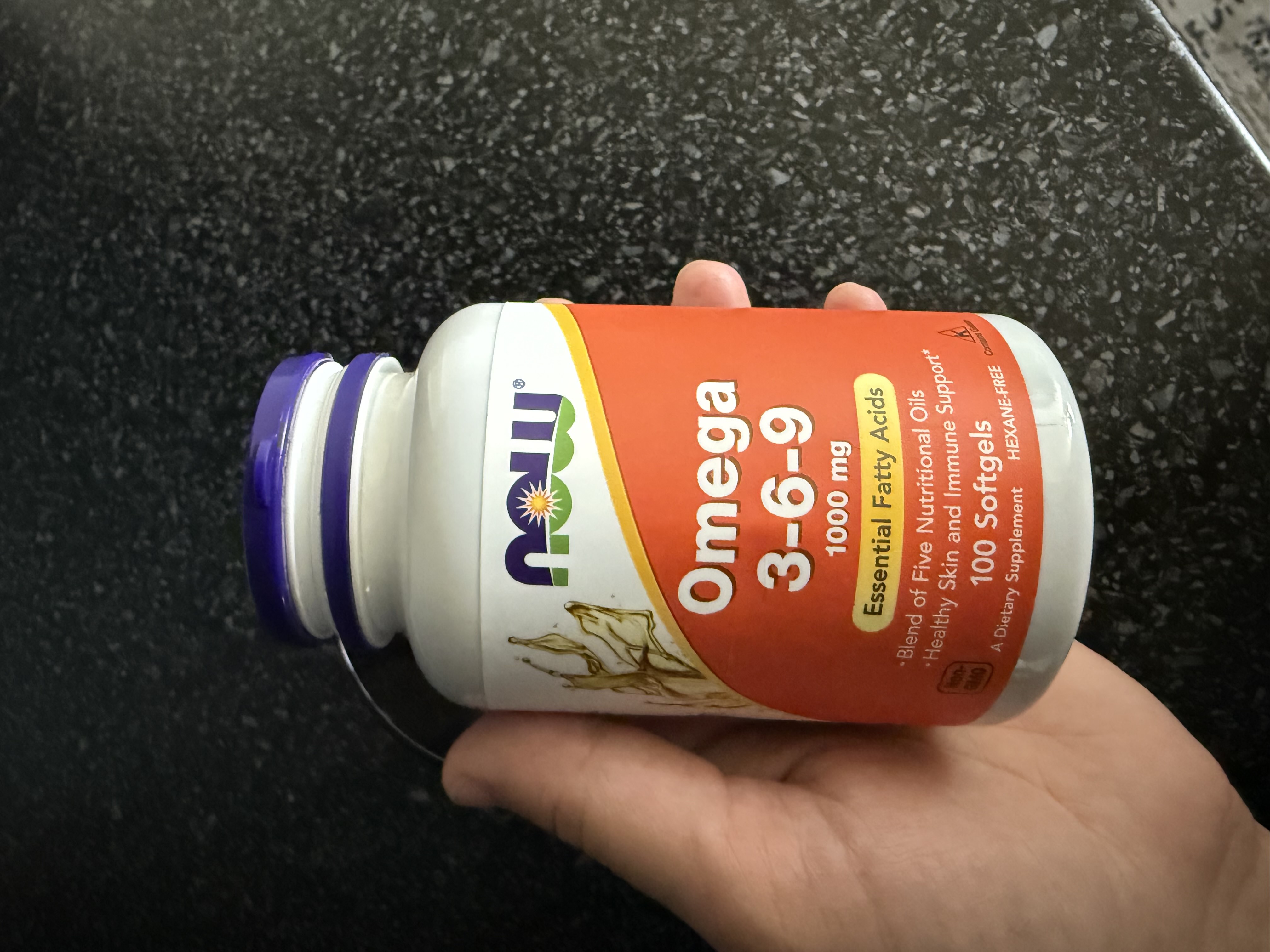 Витамины для иммунитета Now Foods Omega 3-6-9, 1000 мг, 100 таблеток