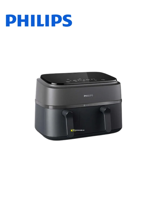 Aerogril Aerofrityurnitsa Airfryer Philips NA350/00 ikki kamerali 2750W, 9L, ikkita savat