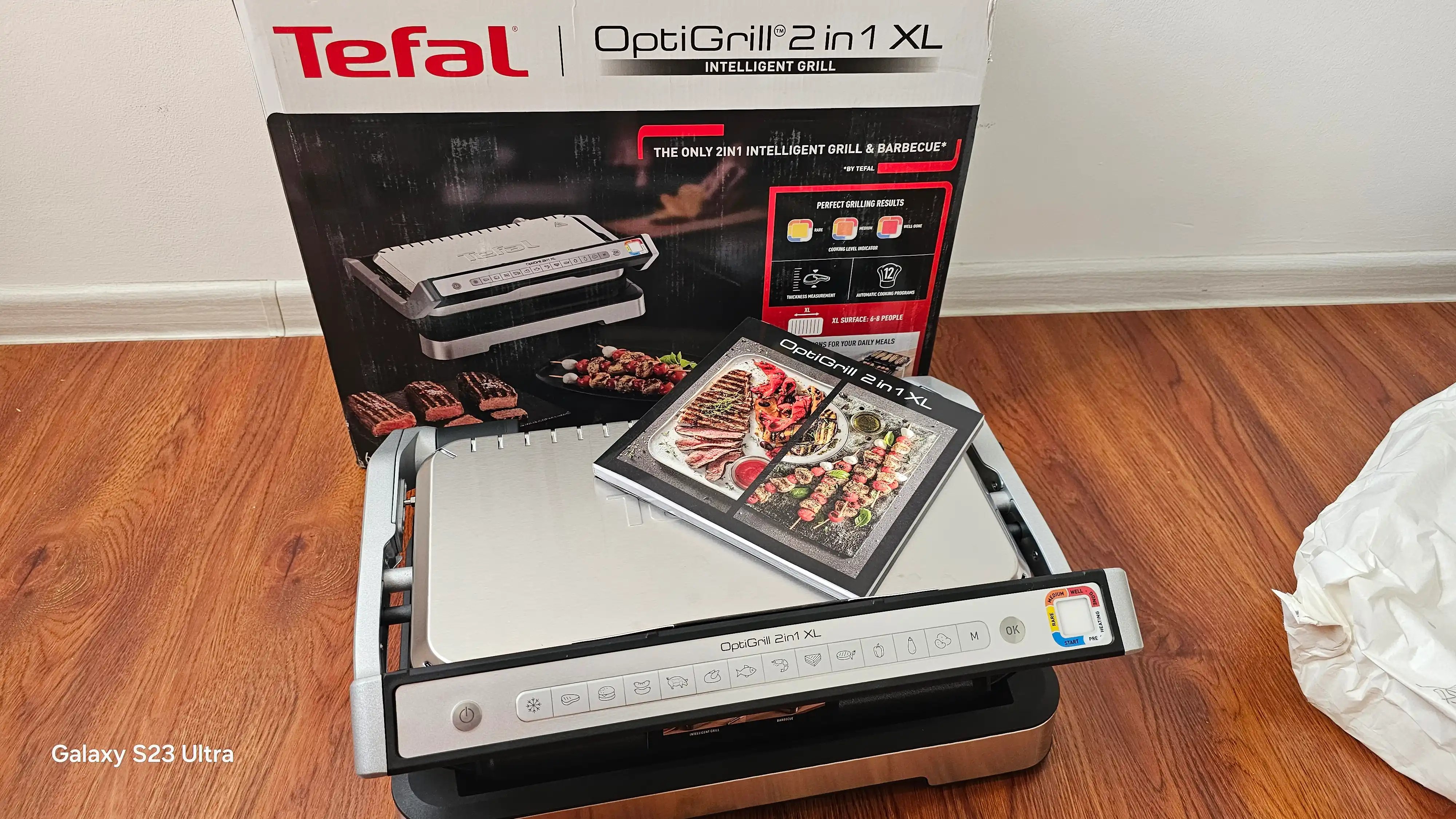 Умный электрогриль Tefal Электрогриль OptiGrill XL 2 в 1 GC782D30