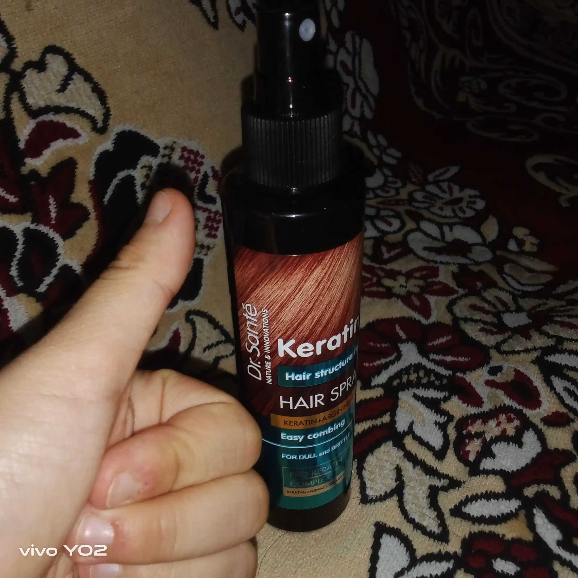 Sochlarni tiklovchi Keratin Hair spreyi, Dr.Sante, 150 ml