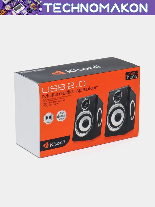 Kisonli T-005 kompyuter kolonkalari, stereo kolonka - 
