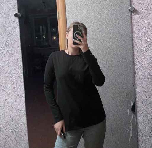 Лонгслив женскийm с длинным рукавом