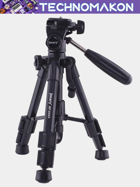 Shtativ Jmary KP-2203, tripod telefon va kamera uchun, universal