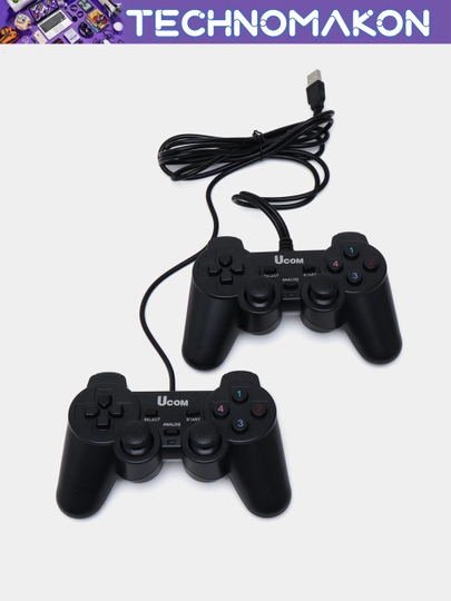 Компьютерный джойстик, 2 в 1, USB геймпад для ПК — TM2-GAMEPAD00002IN1USB