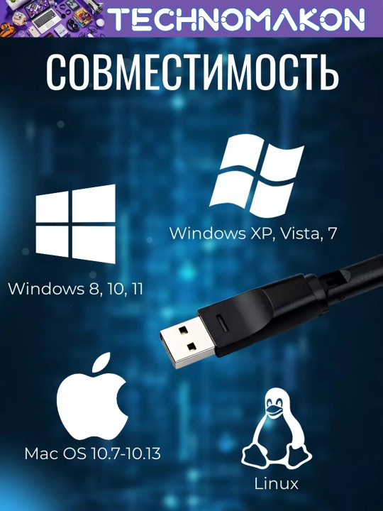 USB Wi-Fi адаптер для ПК, 802