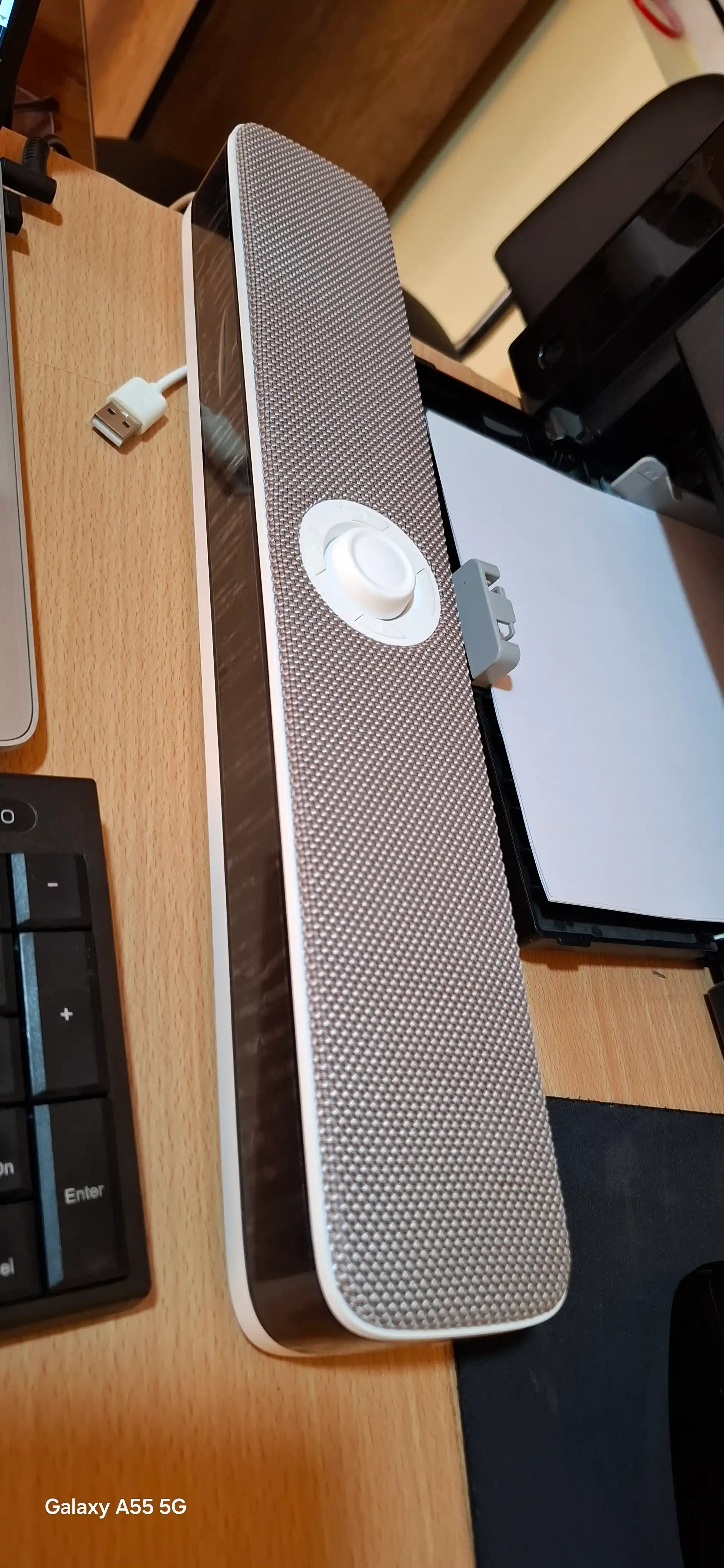 Simsiz blutuz kalonka Bloody S10 RGB 10 Vt, oq rang