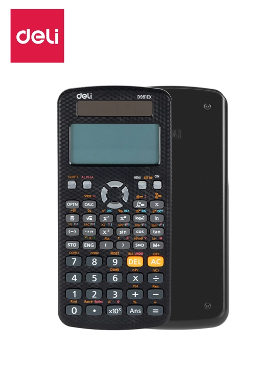 552 funksiyali muhandislik kalkulyatori, ED991EX Deli, 991EX-ED - 